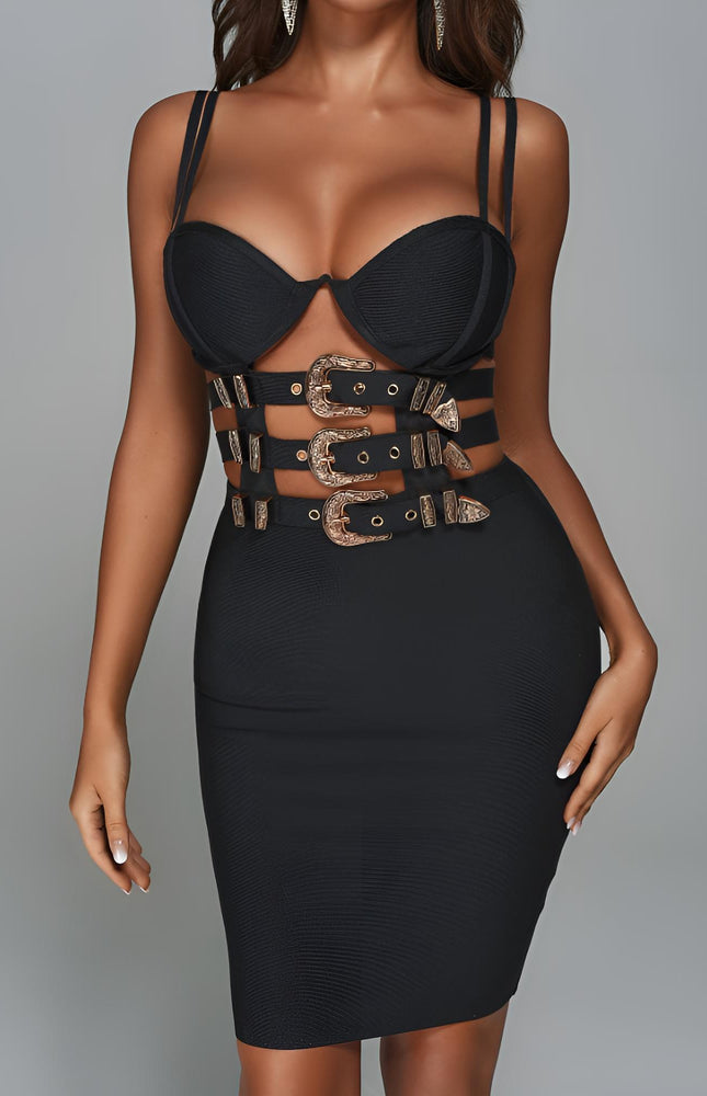 Ava Mini Bodycon Elbise