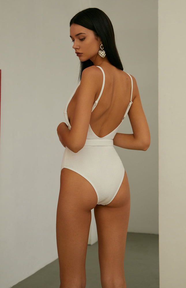 Marshmallow Beyaz Kuşaklı Mayo