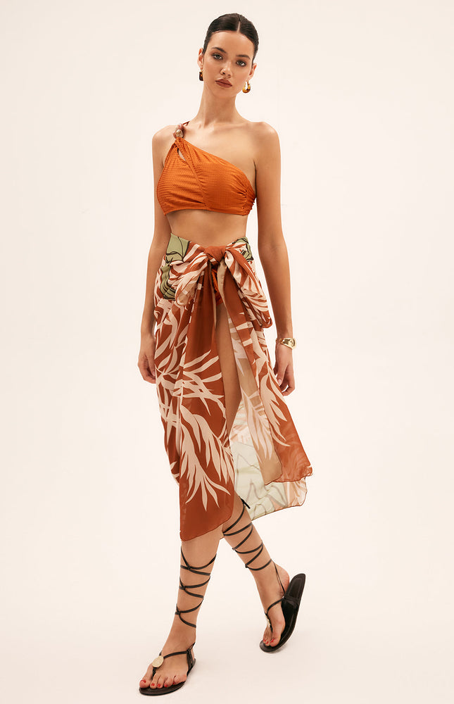 Maillard Asimetrik Düğümlü Boncuklu Bikini Takımı