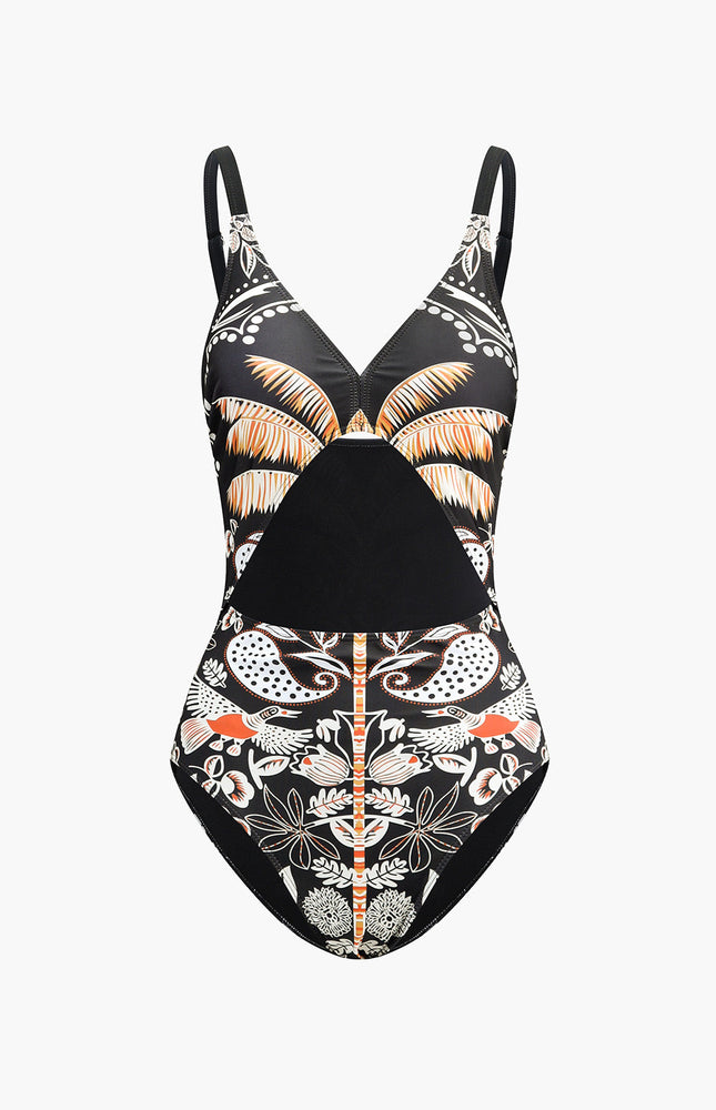 Hawaii Sahili Tek Parça Mayo ve Eteği