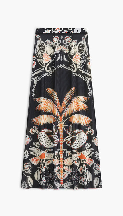 Hawaii Sahili Tek Parça Mayo ve Eteği