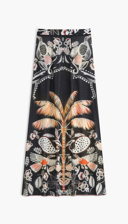 Hawaii Sahili Tek Parça Mayo ve Eteği