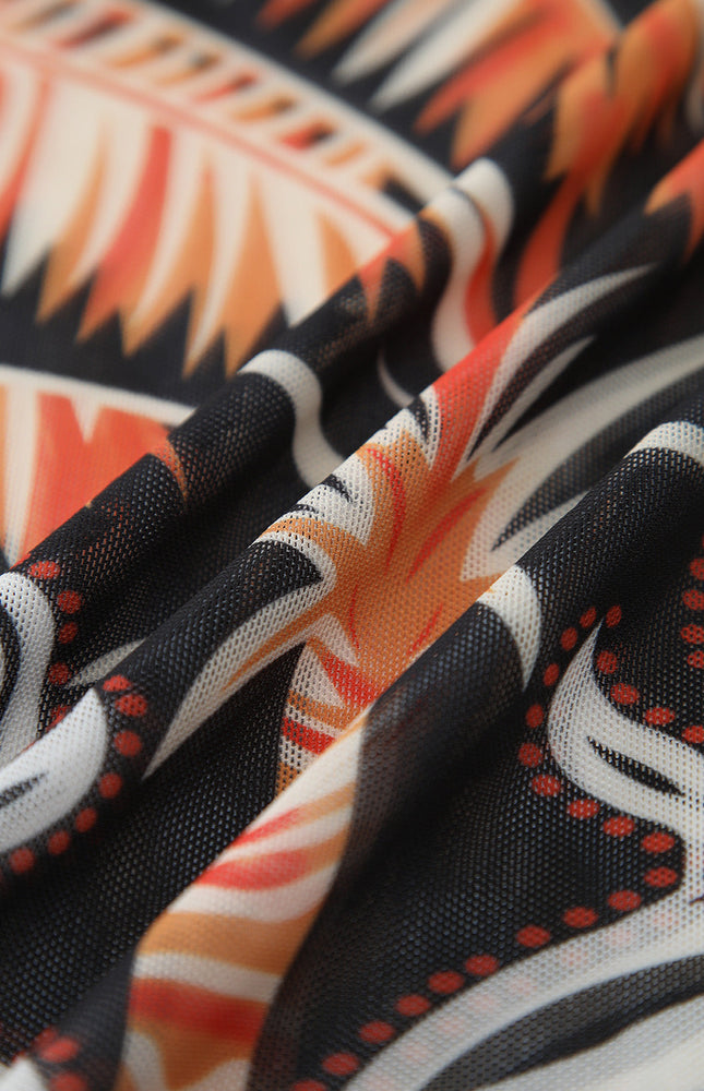 Hawaii Sahili Tek Parça Mayo ve Eteği