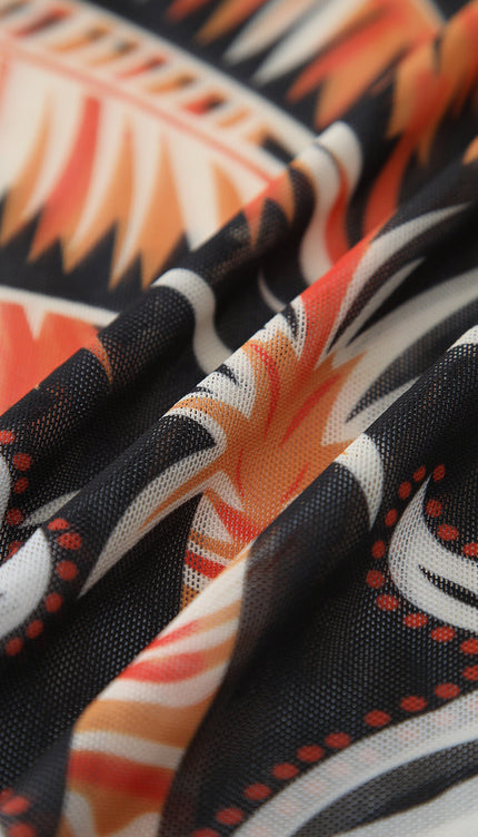 Hawaii Sahili Tek Parça Mayo ve Eteği