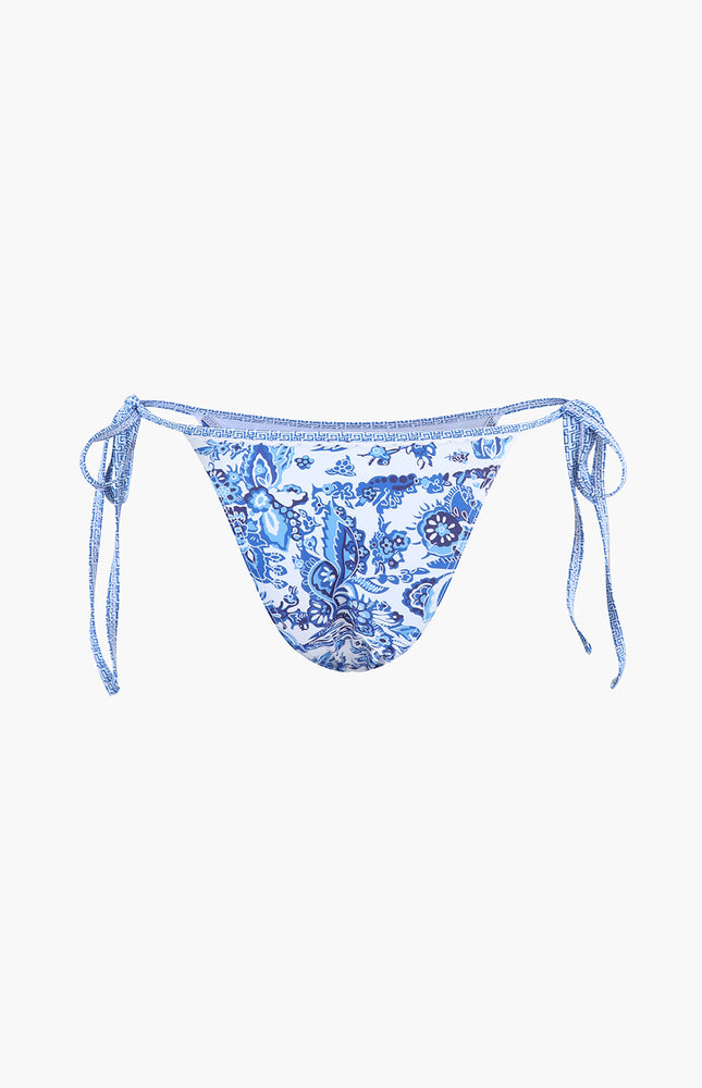 Baskılı Halter Bağlama Bikini Seti