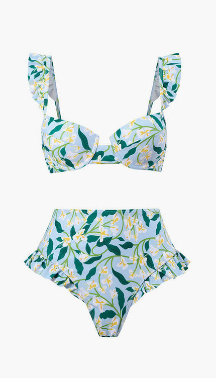 Kıvrımlı Bikini Takımı