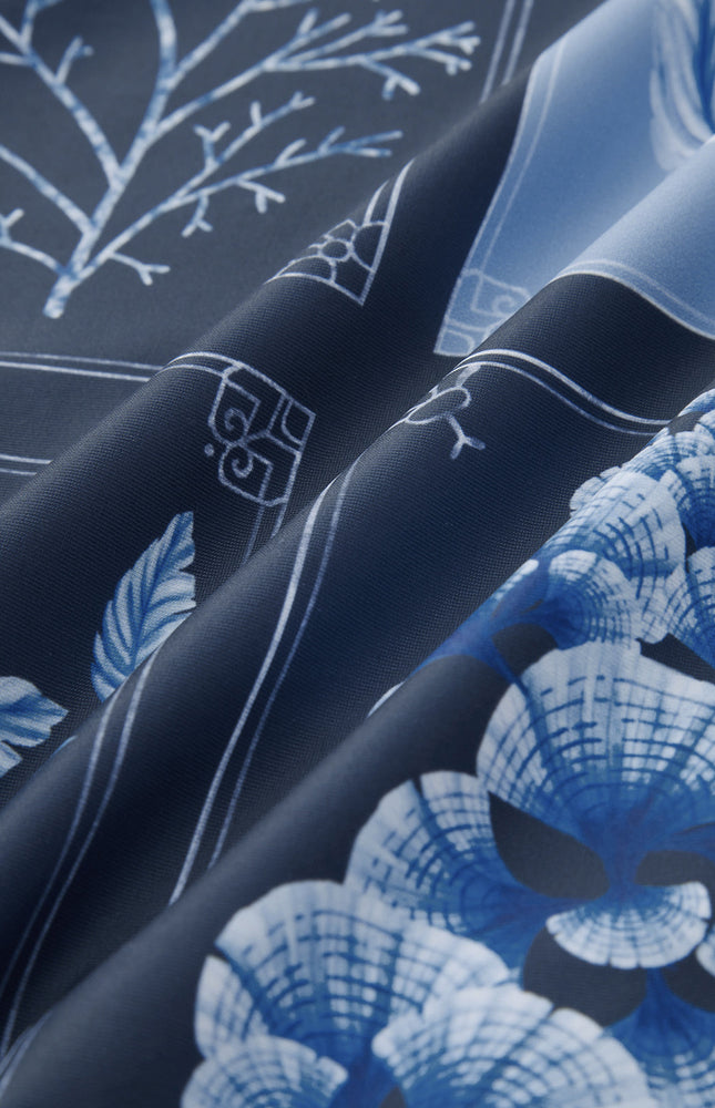 Bitki Desenli Tek Parça Mayo