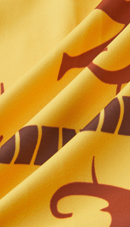 Vintage Yüksek Belli Tek Omuz Bikini Takımı