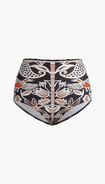 Baskılı Tek Omuz Bikini Takımı