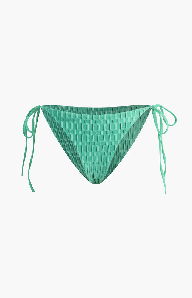 Düz Halter Düğümlü Bikini Takımı