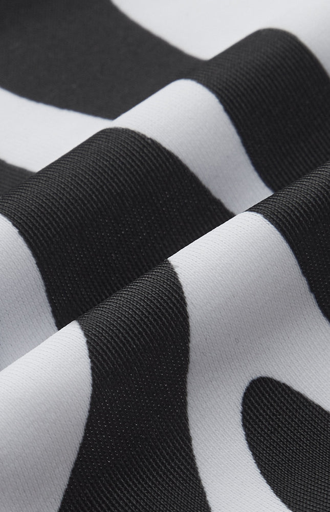 Zebra Çizgili Üçgen Bikini Takımı