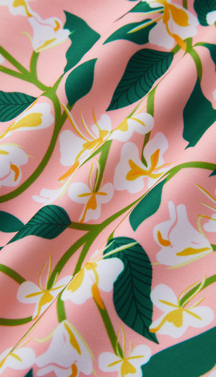 Floral Bağlama Askı Mayo