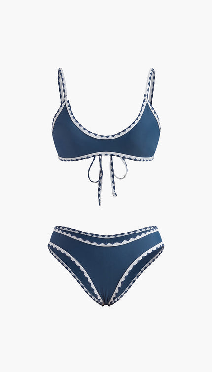 Kontrast Kesimli Bikini Takımı