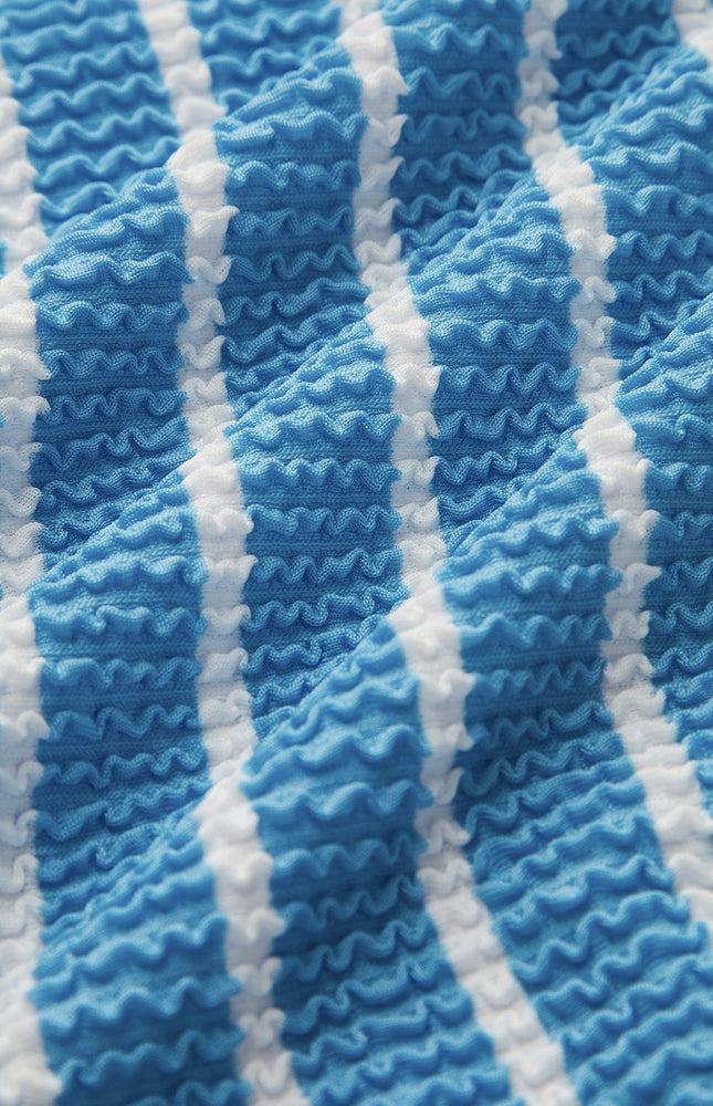 Halter Çizgili Bikini Takımı