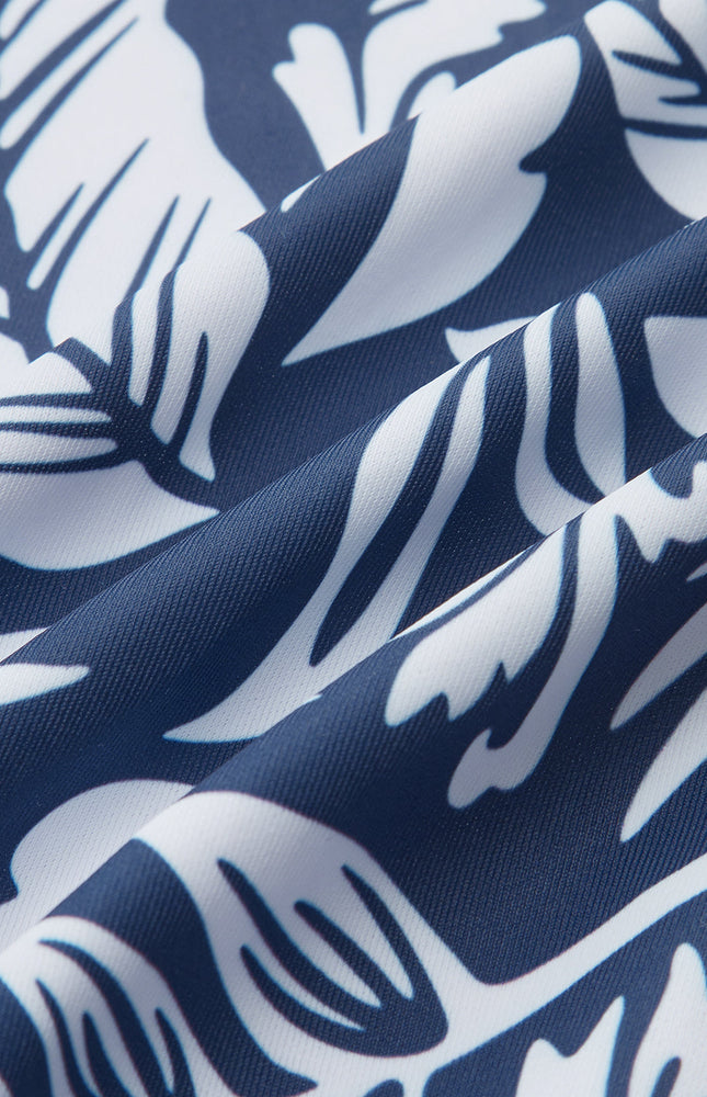 Çiçek Desenli Halter Kesimli Mayo