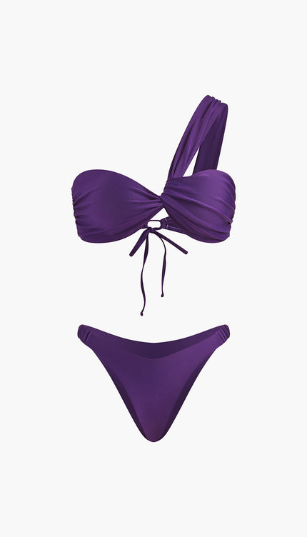 Asimetrik İpli Bikini Takımı