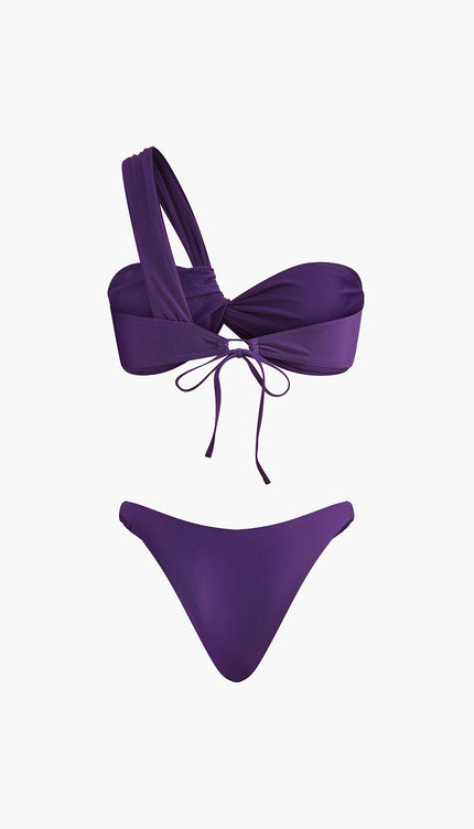 Asimetrik İpli Bikini Takımı