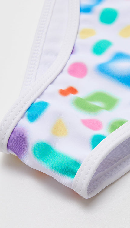 Baskılı Ayarlanabilir Bikini Seti