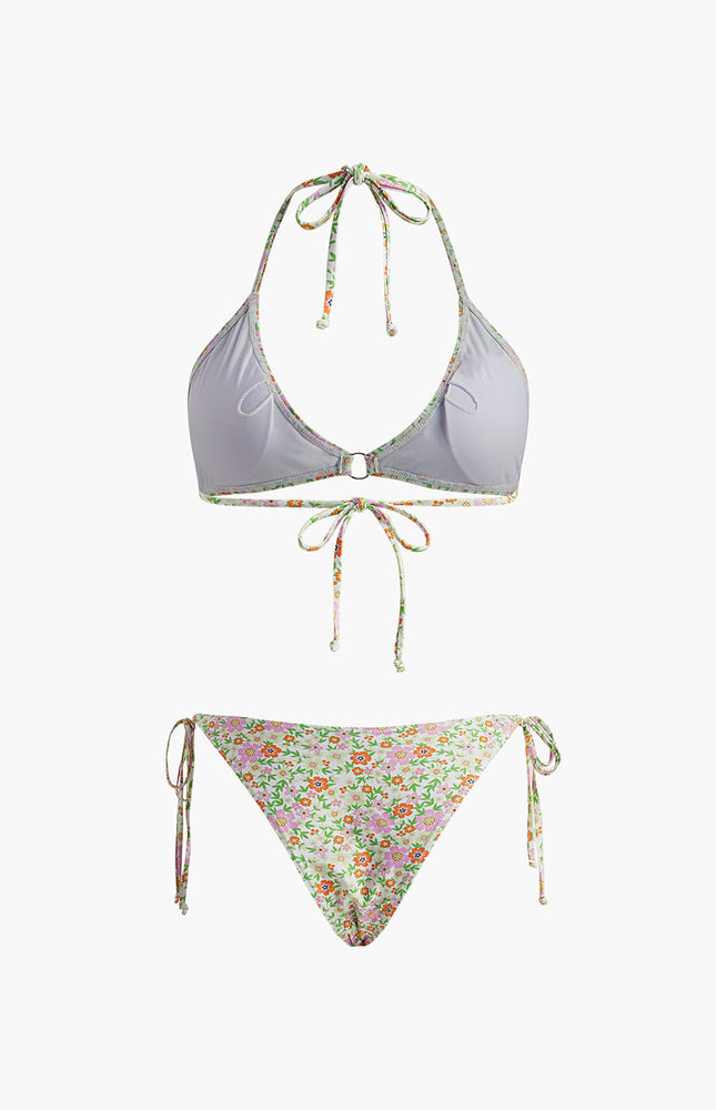 Ditsy Çiçekli Ayarlanabilir Bikini Takımı