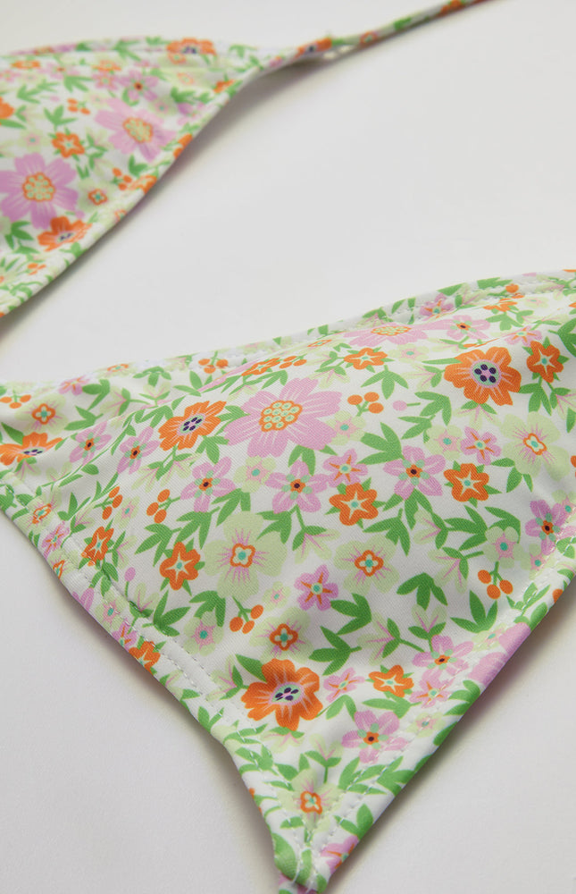 Ditsy Çiçekli Ayarlanabilir Bikini Takımı