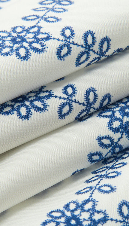 İşlemeli Kolsuz Kravat Sırtlı Etek Takım