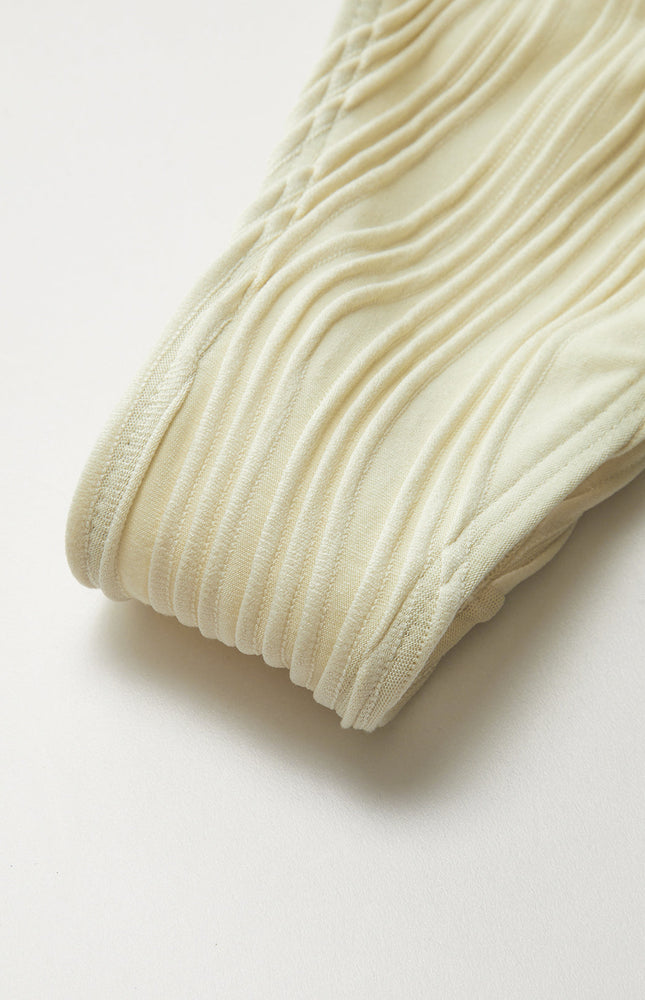 Grommet Bağcıklı Dokulu Bikini Takımı