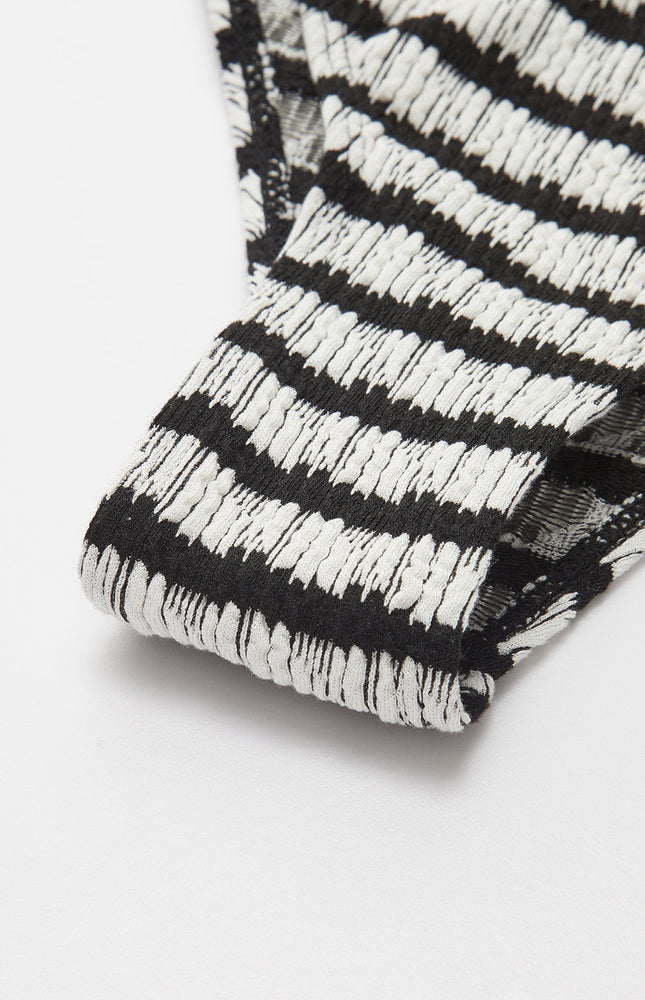 Çizgili Halter Bikini Takımı