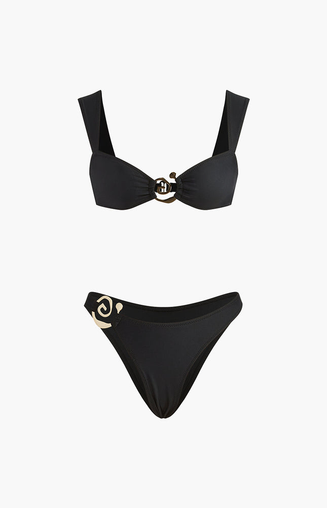 Altın Spiral Bikini Takımı