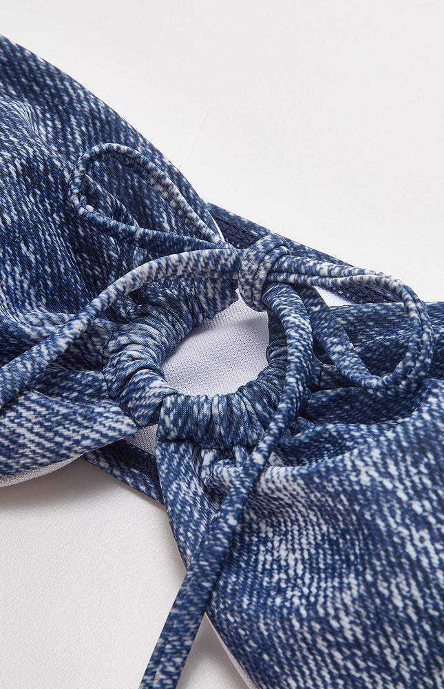 Vintage Straplez Bikini Takımı