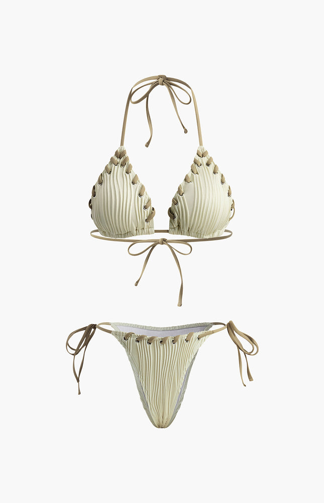 Grommet Dokulu Bikini Takımı