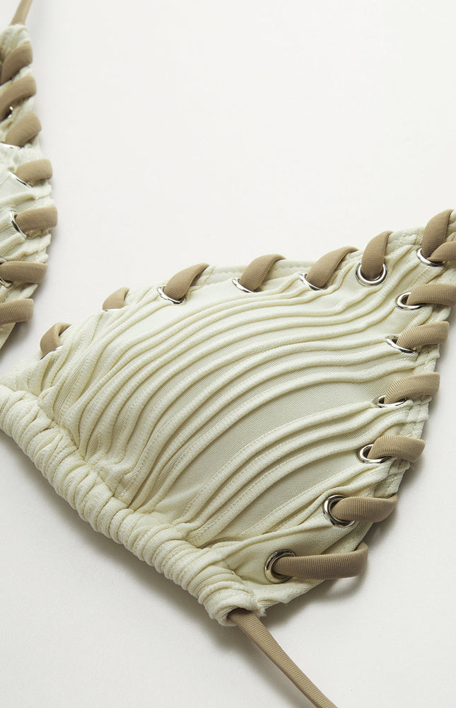 Grommet Dokulu Bikini Takımı