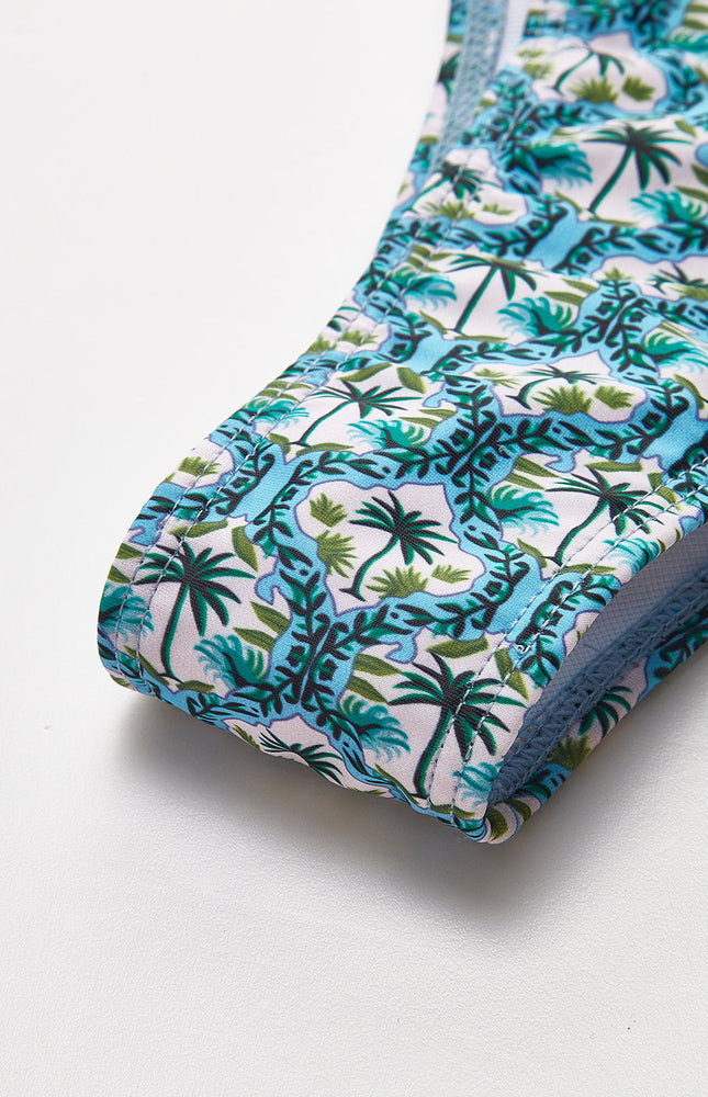 Palmiye Baskılı Bikini Takımı