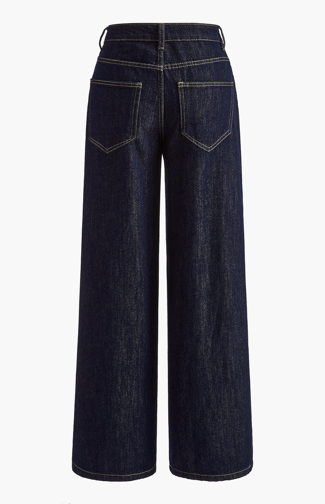 Vintage Wide-Leg Denim Pants