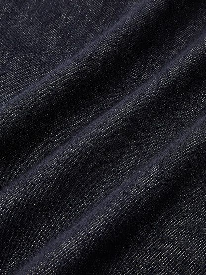 Vintage Wide-Leg Denim Pantolon