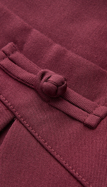 Trendy Asimetrik Yırtmaçlı Mini Etek