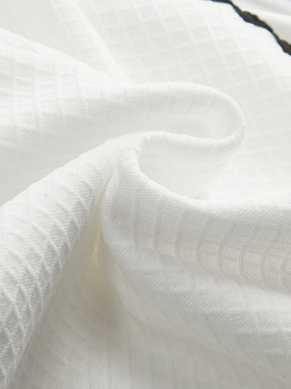 Şık Tek Omuz CutOut Biye Detay Mayo