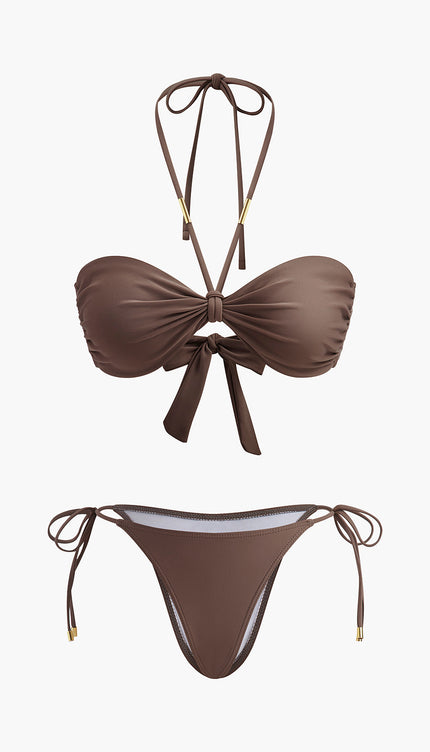 Bağlamalı Bikini Seti
