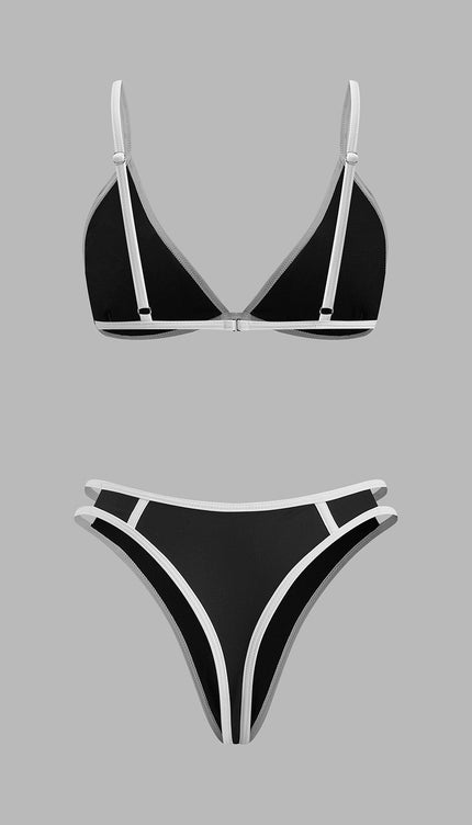 Kontrast Kesim Bikini Takımı