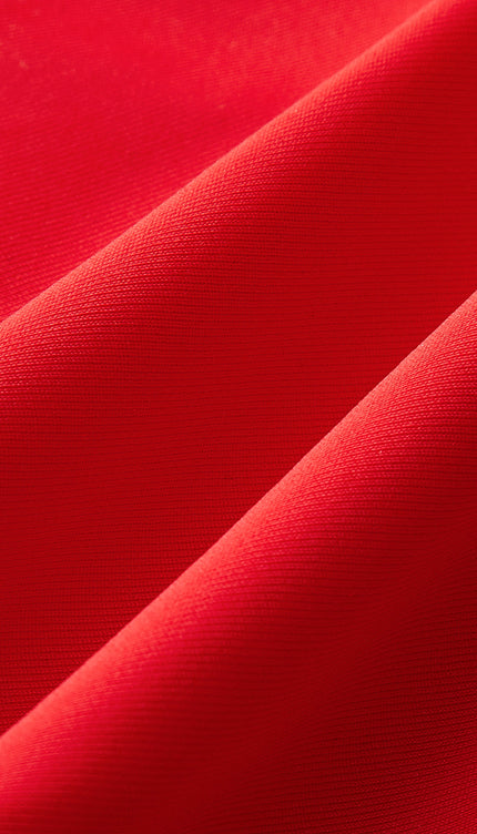 Kesim Detaylı Kırmızı Tek Parça Mayo