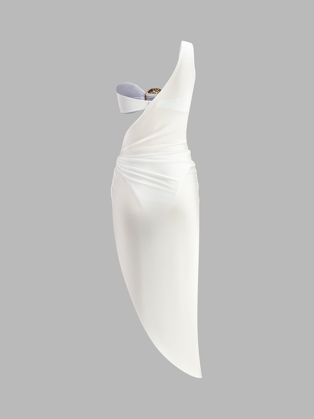 Etekli Altın Detaylı Bikini Takımı