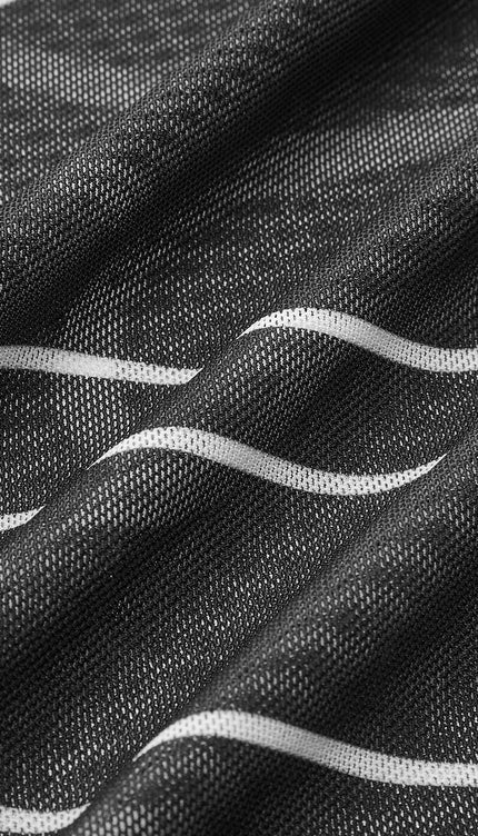 Şeffaf Baskılı Geniş Paça Ferace Pantolon