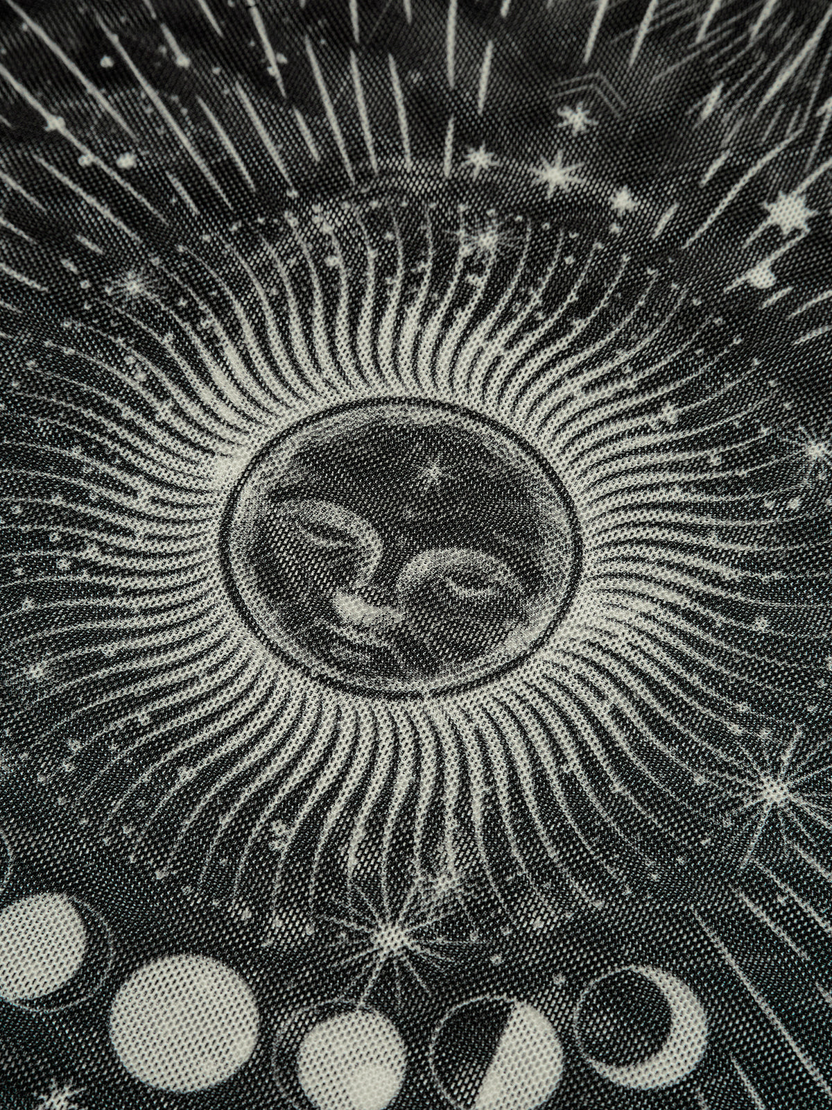 Astroloji Baskılı Etek