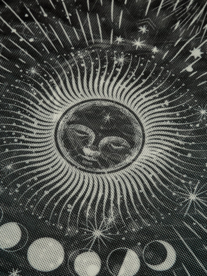 Astroloji Baskılı Etek