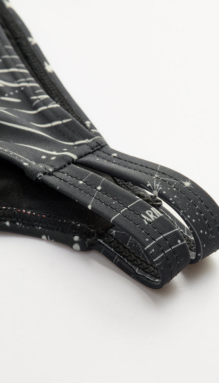 Gökyüzü Temalı Halter Bikini Takımı