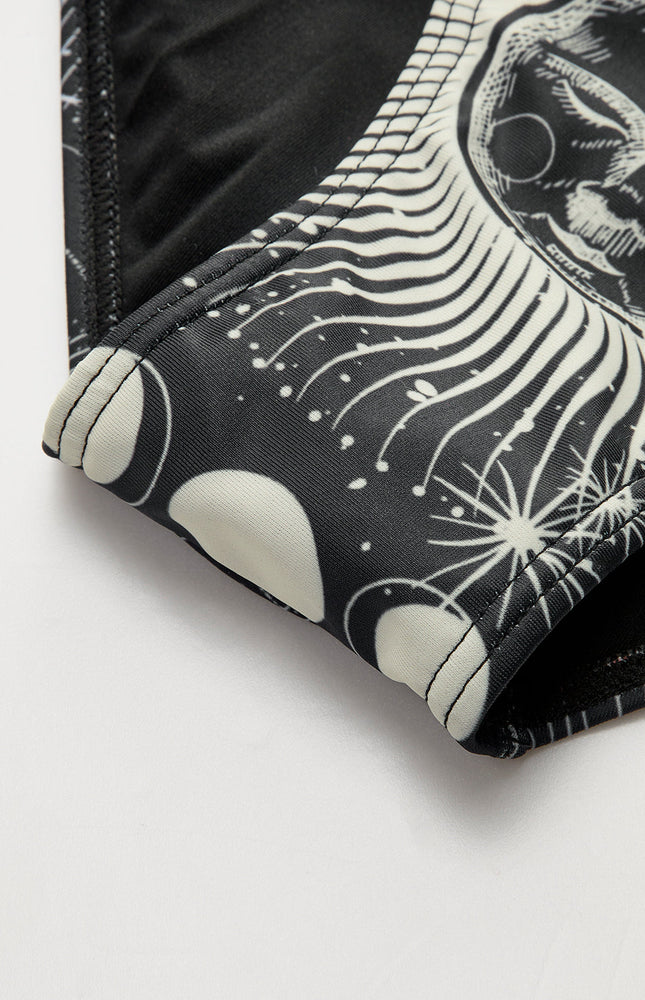 Gökyüzü Temalı Halter Bikini Takımı