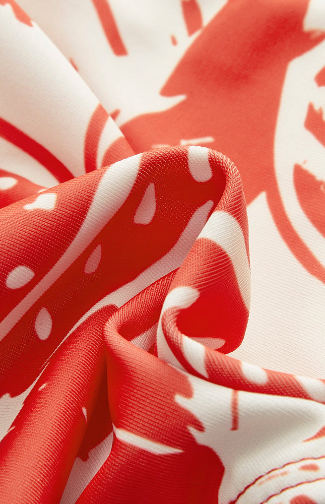 Tropikal Desenli Bikini Takımı