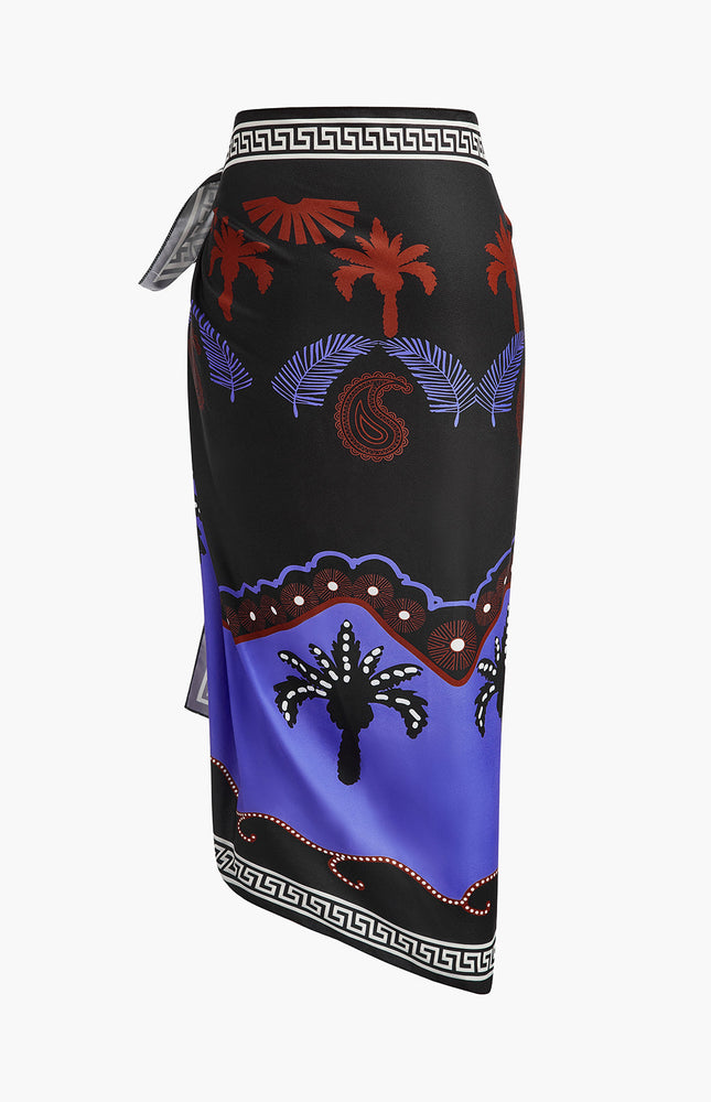 Şık Baskılı Bağlama Etek