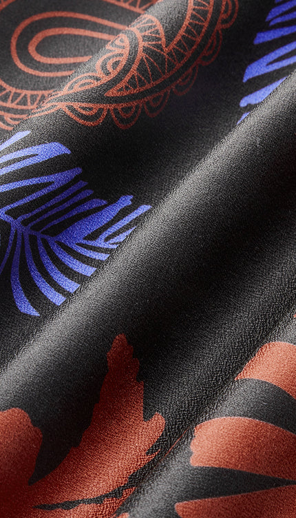 Şık Baskılı Bağlama Etek