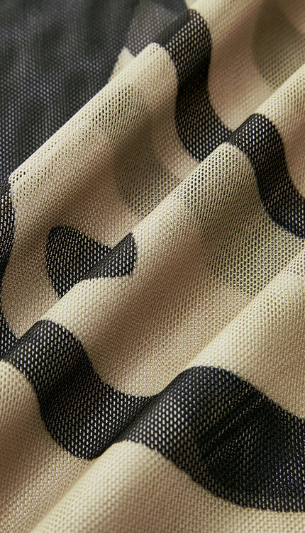 Şık Şeffaf Geniş Paça Plaj Pantolonu