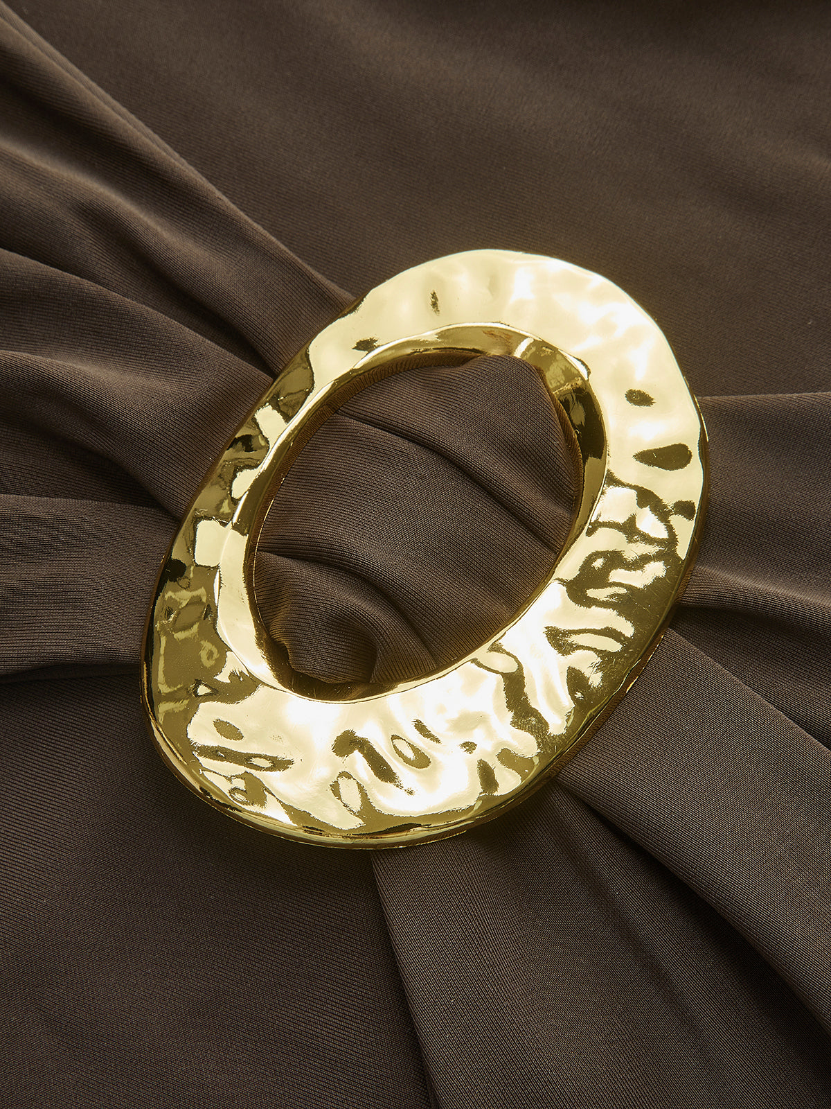 Şık Oval Toka Detay Etekli Bikini Takımı